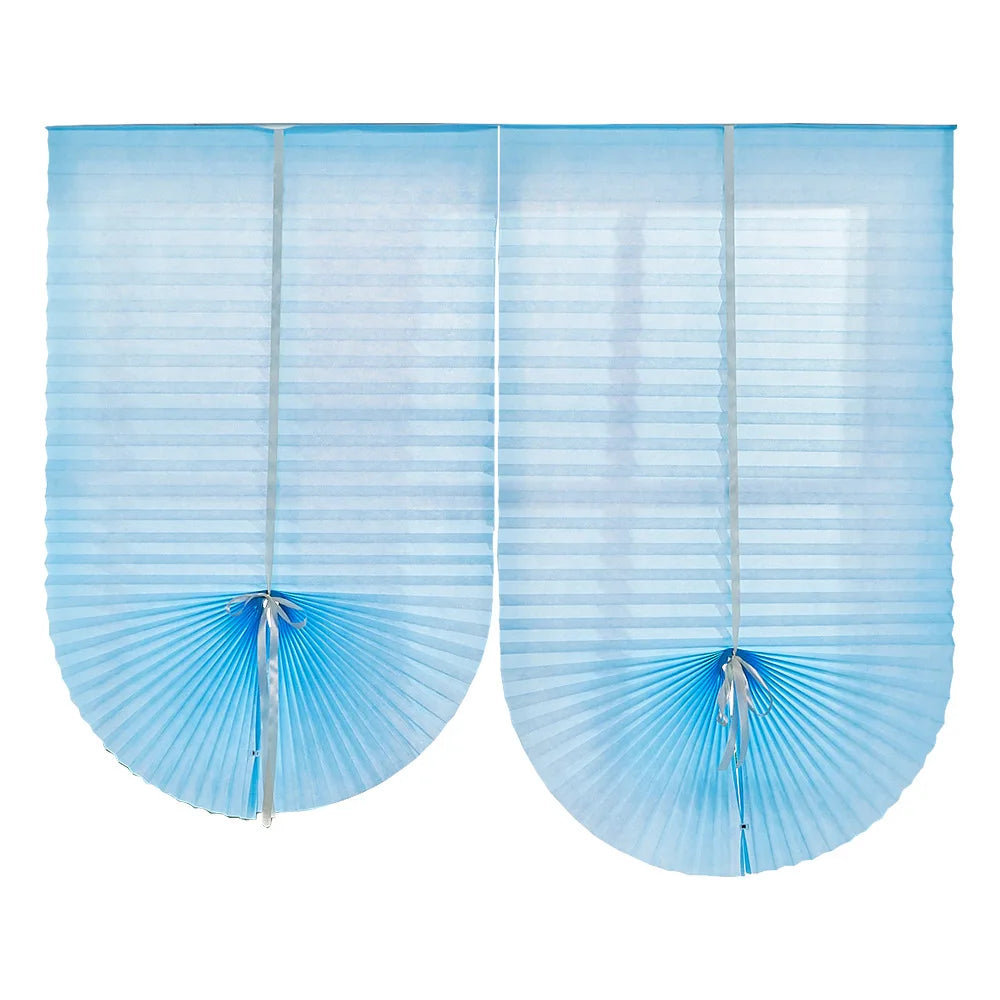 rideau plissé moderne opacité bleu clair beige noir pliable fenêtre française
