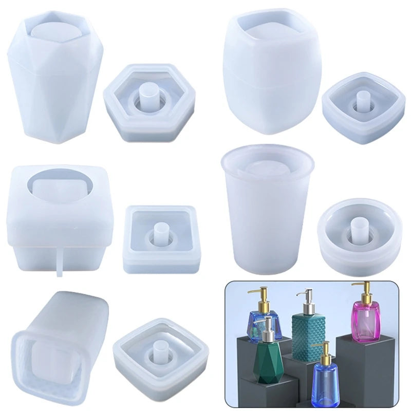 distributeur savon liquide silicone moderne pots décoratifs blanc gris vert bleu violet