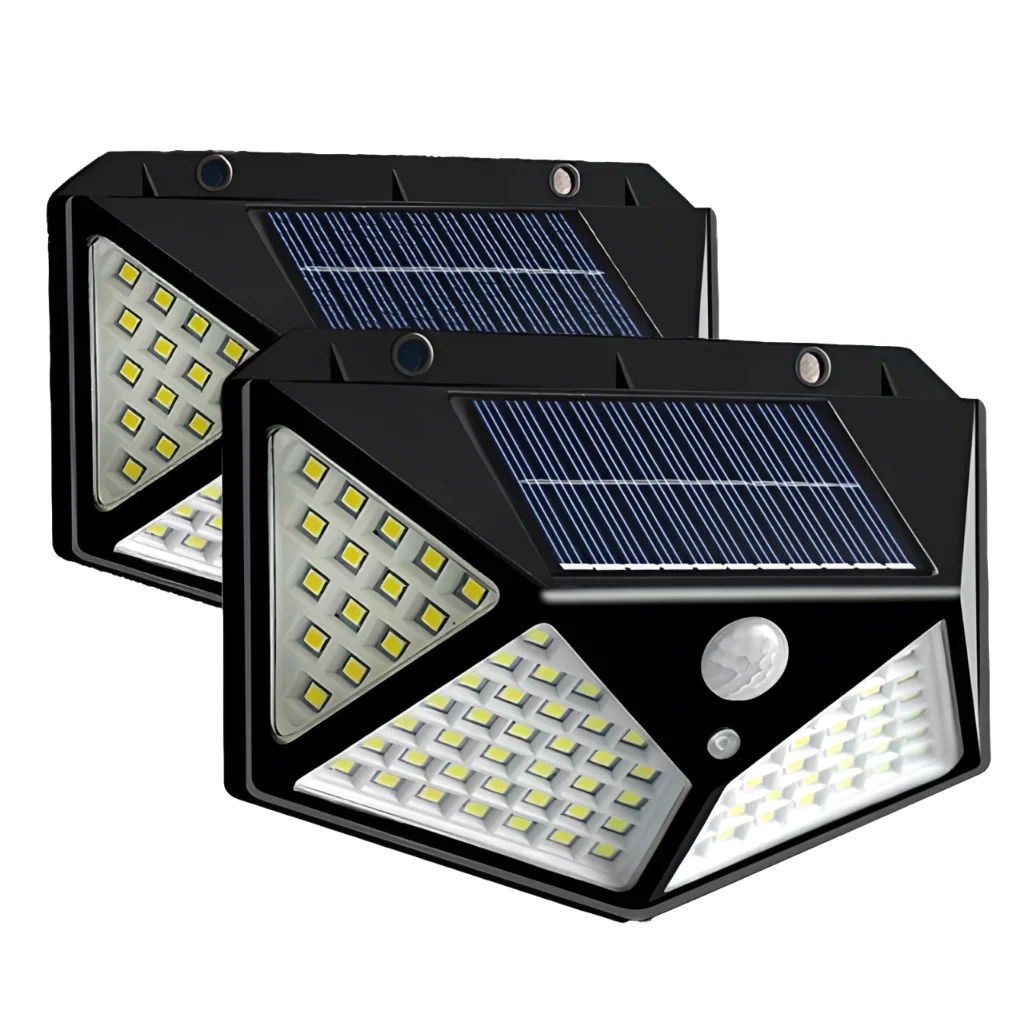 lampe solaire détecteur mouvement extérieure sécurisée led noire contemporaine mur automatique