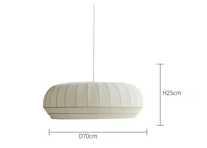 suspension lumineuse moderne blanc rayures horizontales câble suspendu led éclairage salon minimaliste