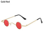 lunettes soleil unisexe rondes vintage or noir gris transparentes classiques punk anti reflet uv