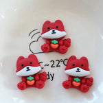 bijoux animaux rose bleu orange rouge marron clair blanc doux mignon coeurs patte oreille