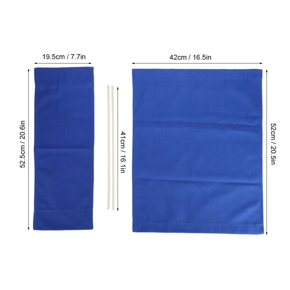 serviette moderne bleu uni polyester tissé extérieur accueil deux modernes