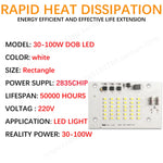 plaque led 100w 30w 50w 70w diodes blanc modernes circuits intégrés