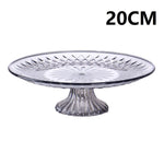 support gateau transparent relief geometrique vis classique grille tailles cupcakes desserts