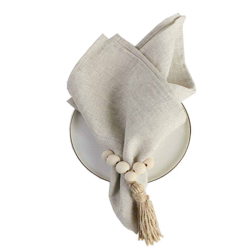 serviettes lin 40x40cm vert olive moderne mariage anniversaire table maison extérieur
