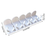 organisateur mural réutilisable blanc moderne épices cosmétiques rangement adhésif multifonction chambre cuisine