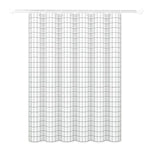 rideau douche blanc moderne grille opacité respectueux environnement
