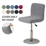 housse chaise bar gris motif géométrique moderne ajustable polyester élasthanne mariage banquet