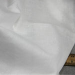 tissu voile coton blanc résistance déchirure 140cm large bricolage simple naturel matériauxoplastiquefixationruleincluded