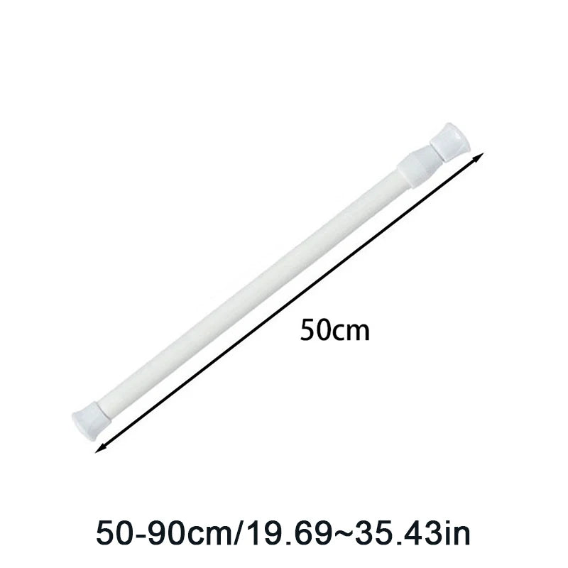 support rangement blanc moderne adhésif barres crochets adhésifs lisses extensibles salle bain