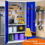 support murale outils jardin balai serpillière aimant fixe pince mobile garage atelier rangement utilitaire