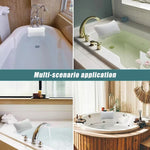 coussin bain blanc perforé moderne succion auto nettoyant lavable machine séchage rapide