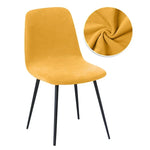chaise moderne velours beige blanc violet rose marron orangeversible 22 48cm