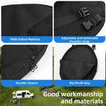sac rangement oxford noir tente douche camping matériel outdoor
