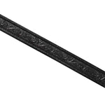 bande décorative murale autoadhésive 3d relief floral moulures classiques 230cm noir blanc beigeclair