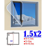 rideau fenêtre adhésif blanc maille fine résistant eau facile moderne thermique auto adhésif