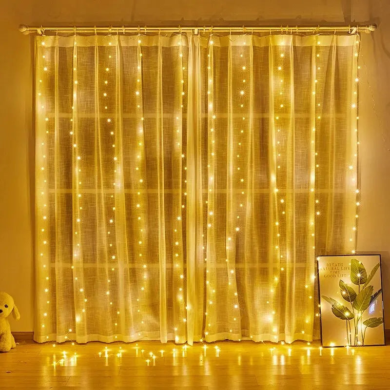 guirlande lumineuse diy blanc chaud multicolore moderne éclairage chambre décoration auto alimentée télécommande usb