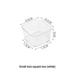 organisateurs rangement tiroir transparent boites rangement minimaliste reutilisable respectueux environnement cosmétiques maquillage brosse pinceaux