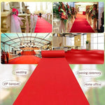 tapis rouge mariage longueur 15m 10m 5m uni moderneintérieur extérieur