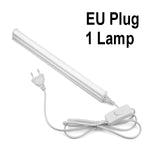 lampe led moderne blanc sans ombre interrupteur alu câble prise 290mm longueur