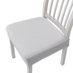 coussin chaise moderne tissé carreaux noir gris vert beige élasthanne polyester lavable adhésif protection