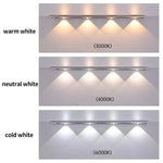lampe led rechargeable sensor motion 20 30 40 50cm blanc moderne auto USB