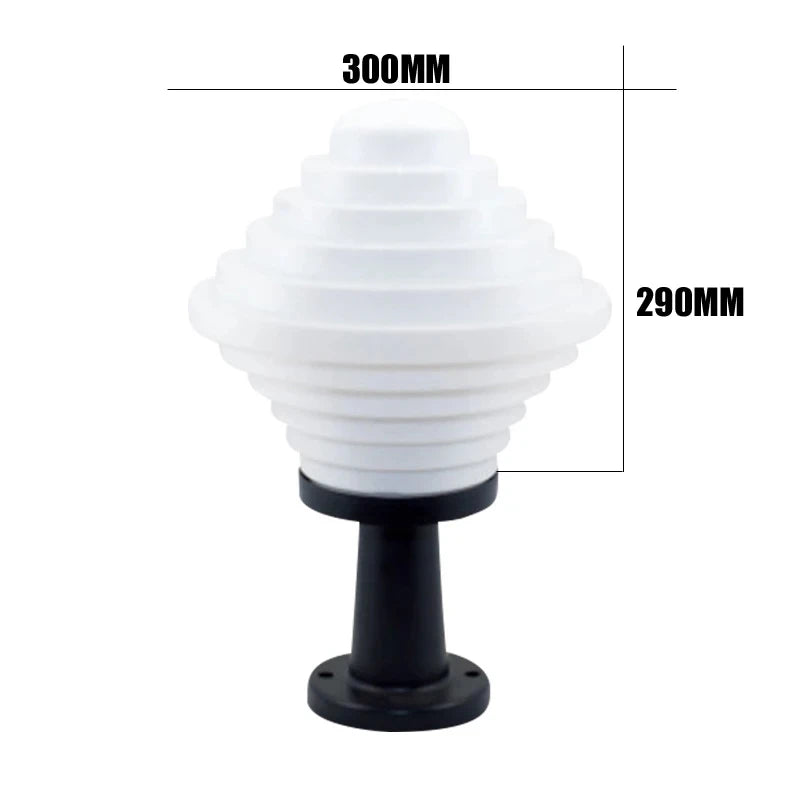 lampe solaire moderne rayures horizontales blanc noir éclairage quotidien cuisineextérieur fixée mural garantie2ans
