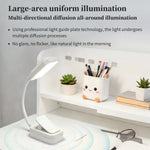 lampe lecture rechargeable led flexible pince blanc moderne table nuit étude chambre livre chevet