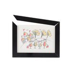 cadre mural moderne bois enfant noir rectangle minimalisteversible dimensions 4cm 15cm 20cm 26cm 34cm