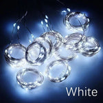 guirlande lumineuse led blanc chaud étoiles moderne 3m 100led modes usb alimentation