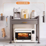 rangement cuisine tiroirs acier inoxydable gris noir moderne batteur cuillères couteaux toaster friteuse