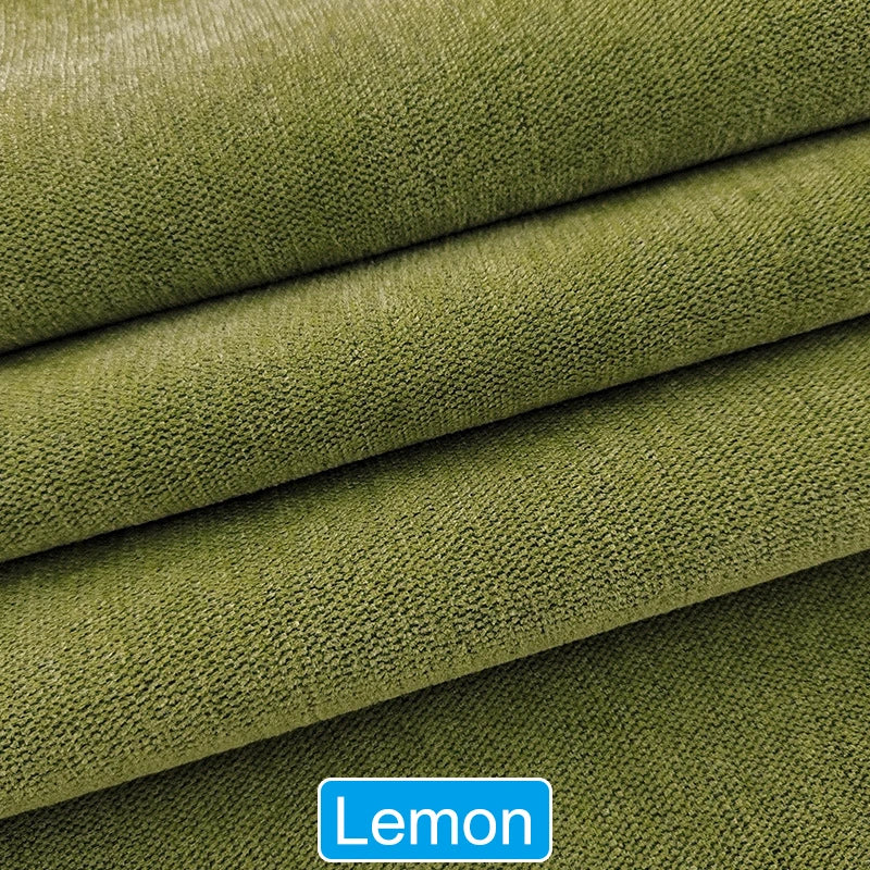 tissu polyester uni moderne vert orange bleu gris marron rouge jaune 148x100cm