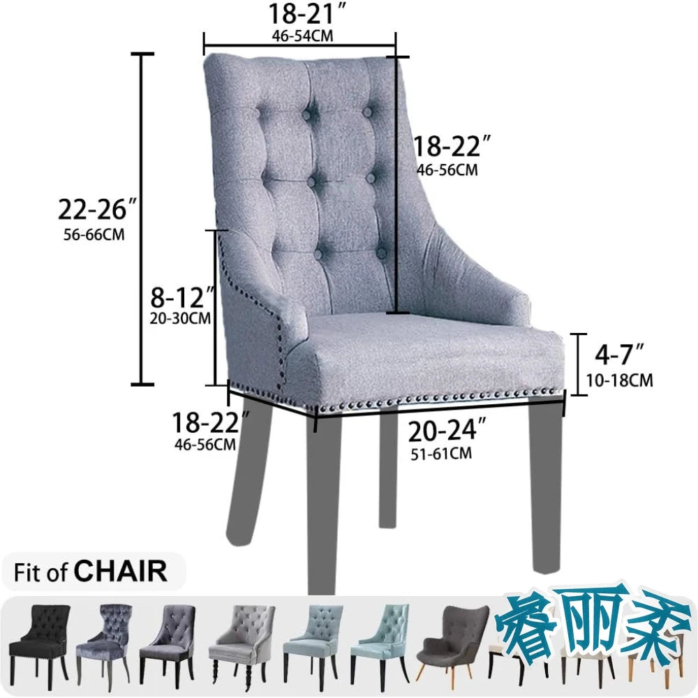 housse chaise velours extensible imprimé floral fauteuil salle manger moderne décoration