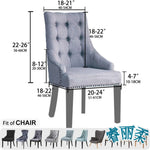 housse chaise velours extensible imprimé floral fauteuil salle manger moderne décoration