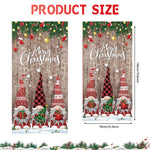 Accessoire de décoration de Noël multicolore pour porte