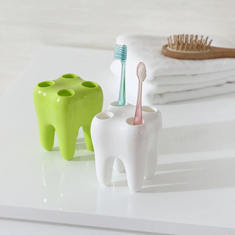 porte brosses dents brosses dentifrice récipient salle bain moderne blanc vert rose bleu