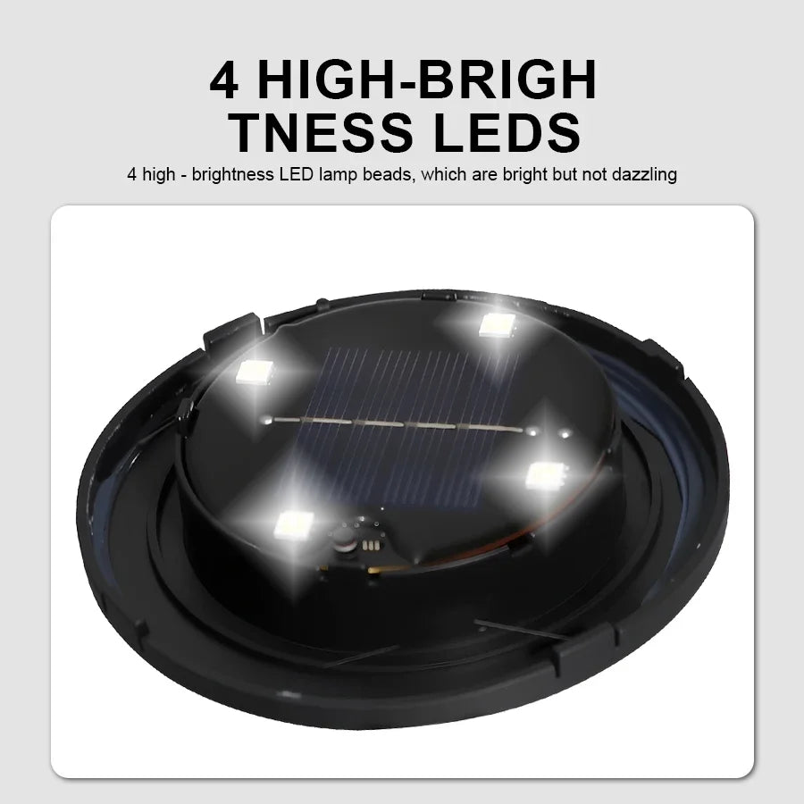 lampe solaire jardin blanc translucide moderne led haute luminosité ip65 abs autonomie