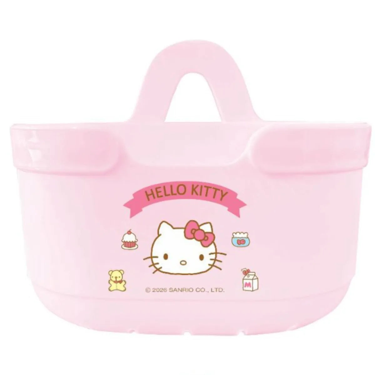 panier rangement rose hello kitty clips adhésifs réutilisable moderne enfantin cuisine.storage sacs