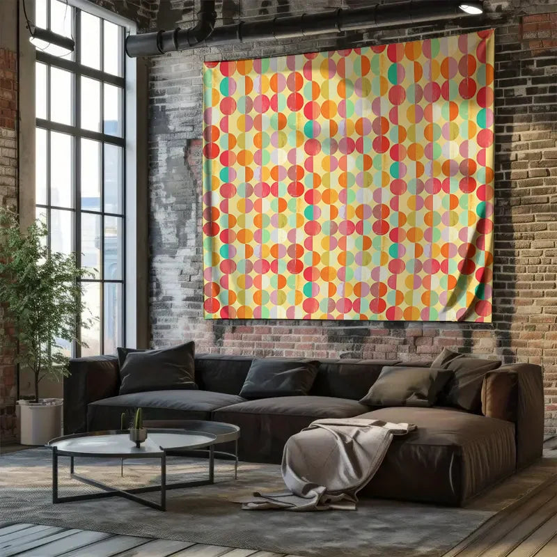 Comparaison des différentes tailles de tenture murale boho