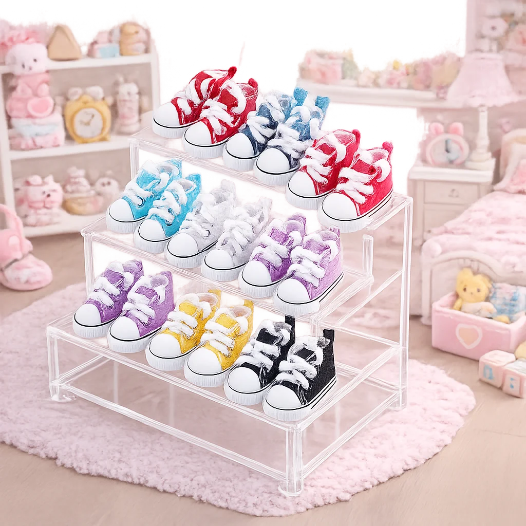 chaussures bébé violet noir blanc rouge bleu jaune toile coton classique lacets 5cm
