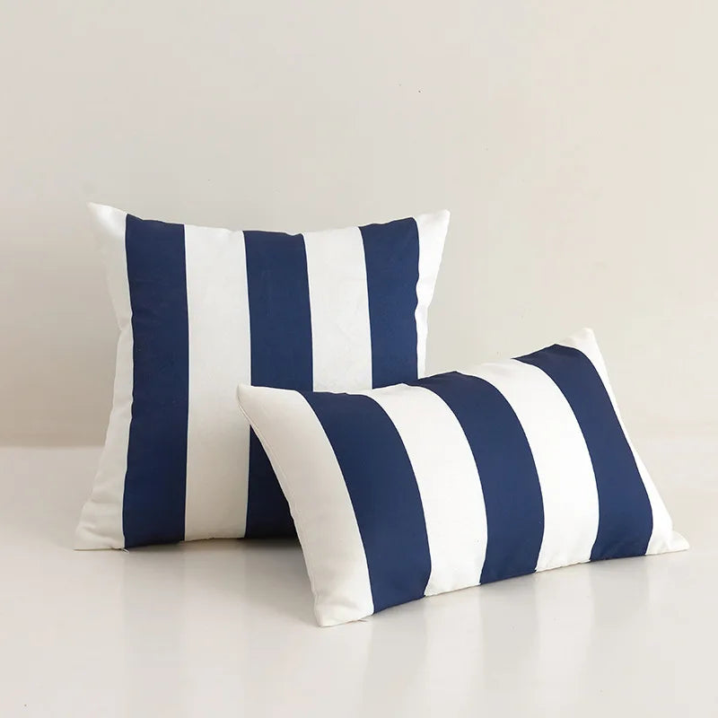 coussin extérieur imperméable jaune zigzag moderne amovible 45x45cm zip polyester