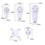 accessoires mural blancs cintres crochets supports utilitaires modernes différentes tailles poids