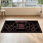 tapis d'entraînement fitness multicolore antidérapant squats marquages musculaires usage maison sport
