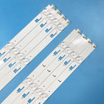 bande led adhésive moderne 528mm 430mm 5leds 4leds transparentes blanc