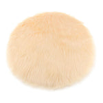 coussin moderne fourrure faux fourrage doux blanc noir rose gris beige marron jaune pâle