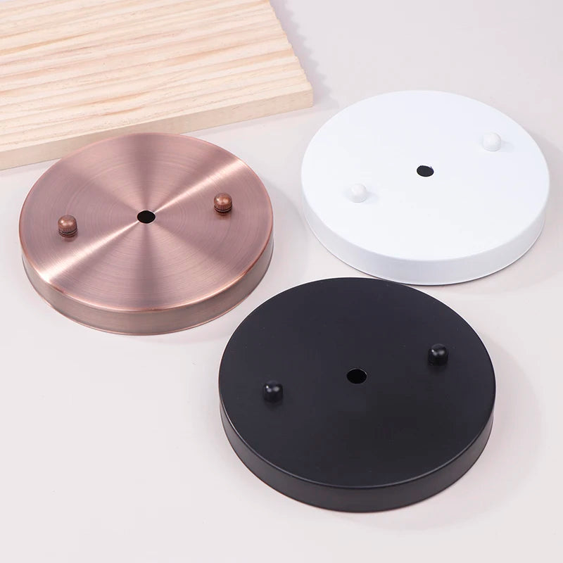 disques suspension or argent noir modernes vis 15cm