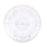 serviette table moderne broderie fleur doré réutilisable imperméable maison fête banquet