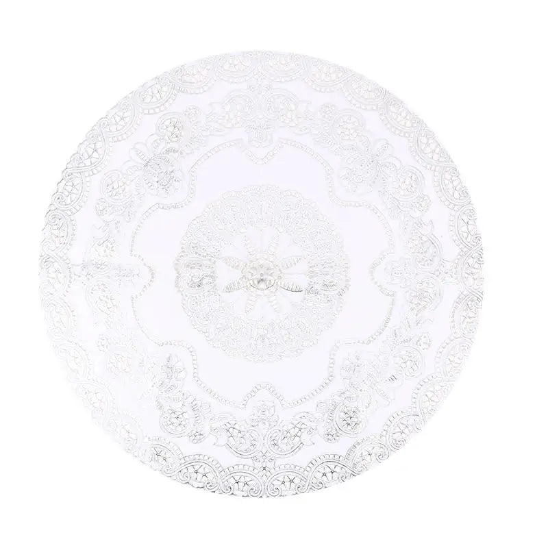 serviette table moderne broderie fleur doré réutilisable imperméable maison fête banquet