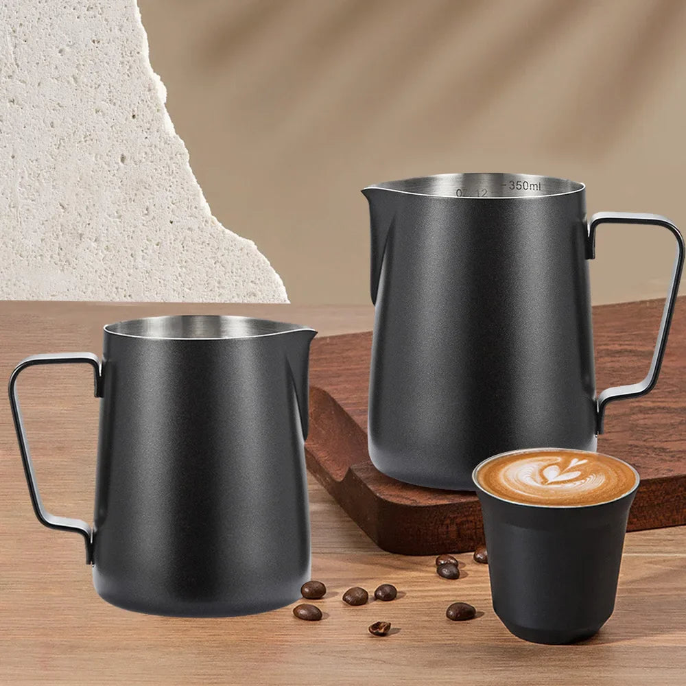 pichet lait acier inoxydable tasse latte art espresso percolateur gooseneck kettle mocha pot